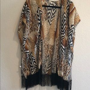 Animal print Kimono